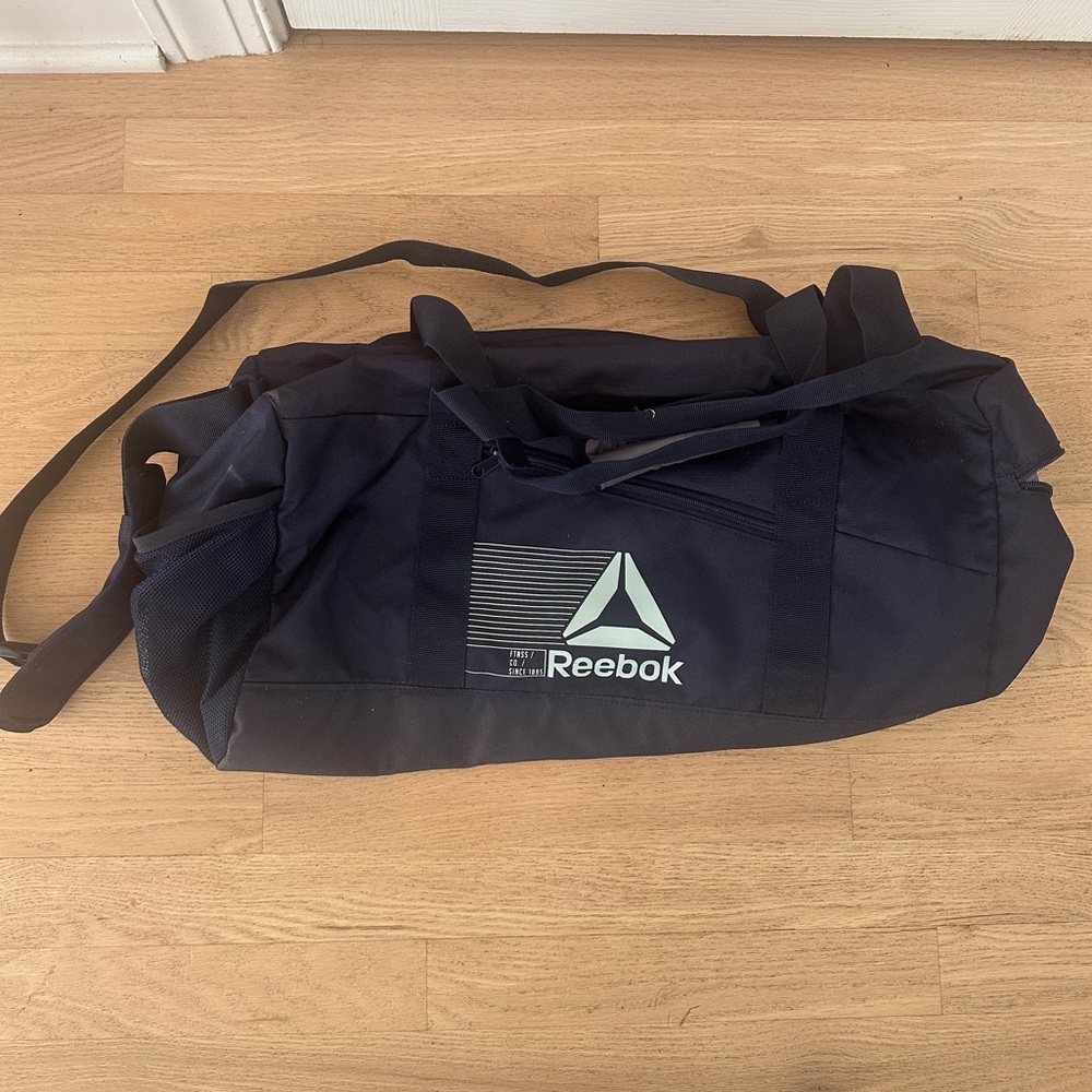 Navy Reebok Gym Workout Bag